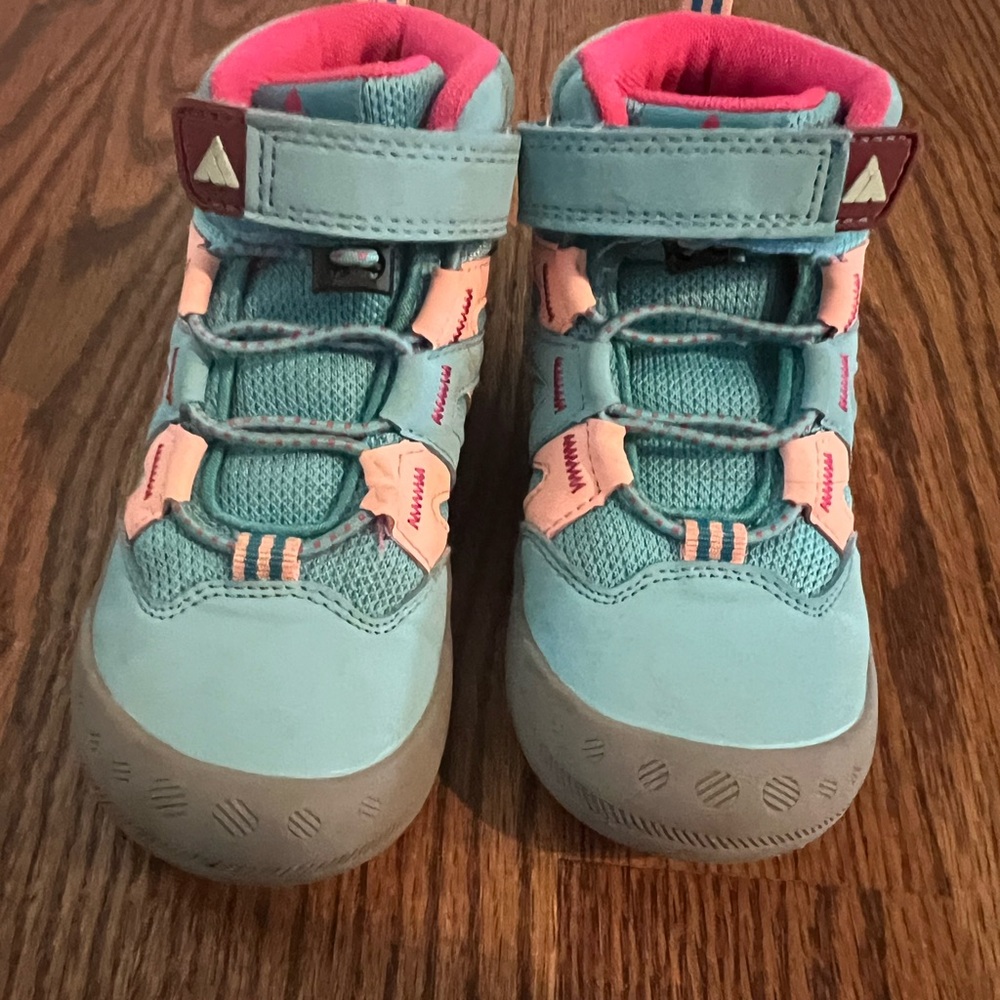 Mishansha Aqua and Pink Kids Boots
